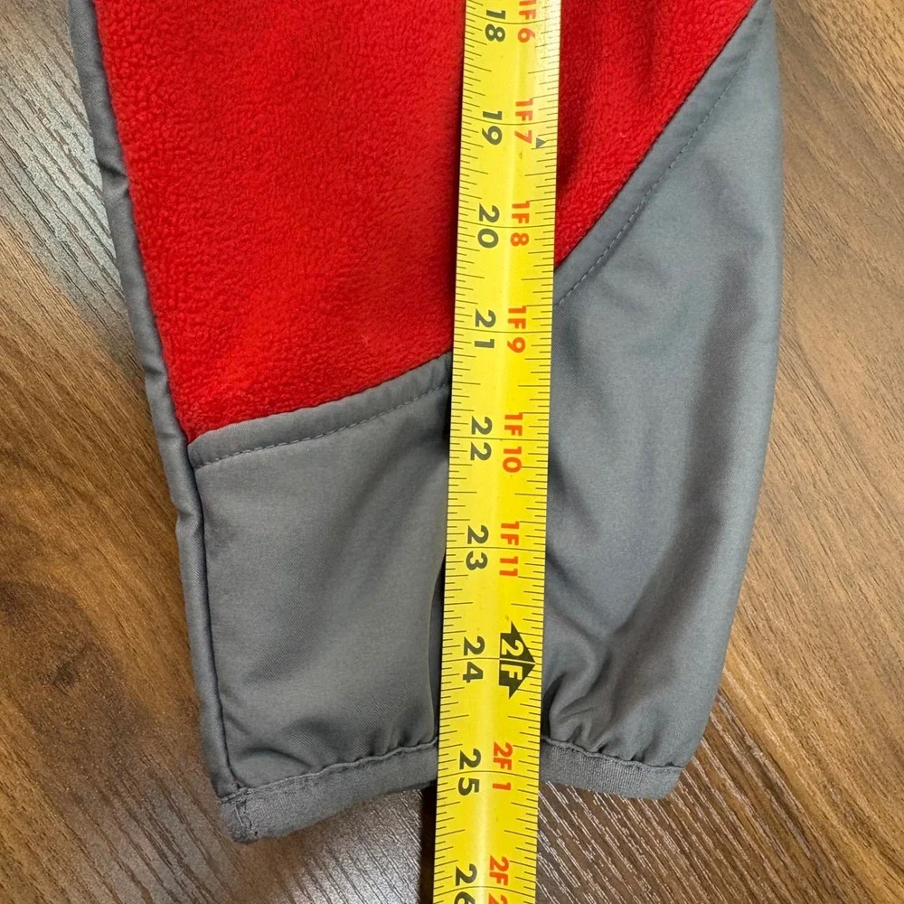 Majestic Philadelphia Phillies VintageFleece Jacket Men XL Red Grey Full Zip Y2K